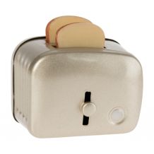 maileg Poppenhuisaccessoire Miniature toaster and bread